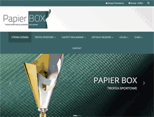 Tablet Screenshot of papierbox.com
